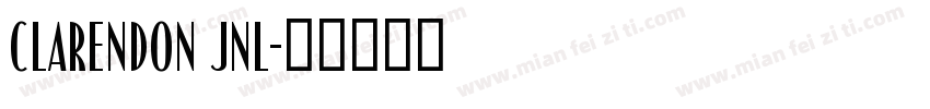 clarendon jnl字体转换